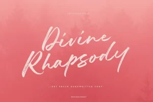 Divine Rhapsody Brush Font