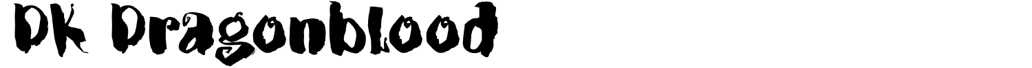 DK Dragonblood Font