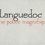 DK Languedoc Font - Fonte Grátis DK Languedoc Font