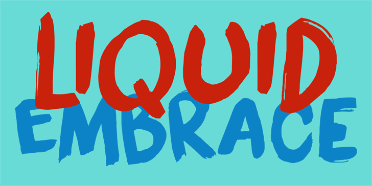 DK Liquid Embrace font