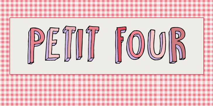 DK Petit Four font