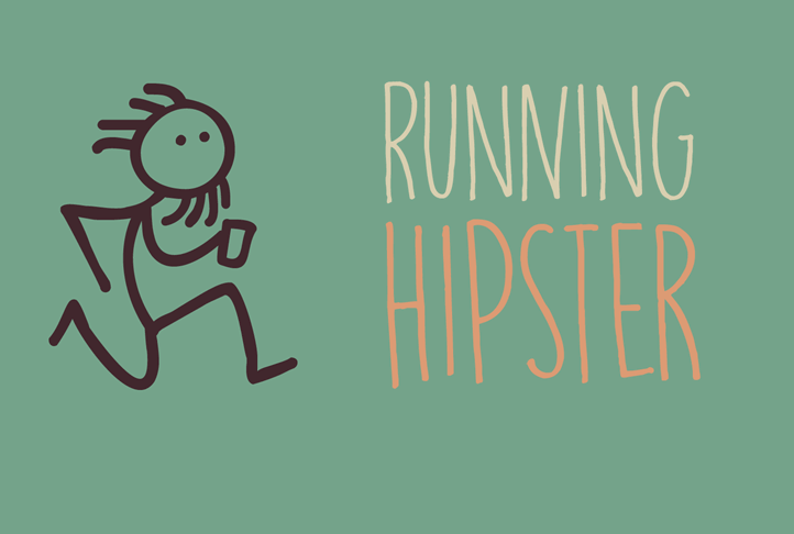 DK Running Hipster Font