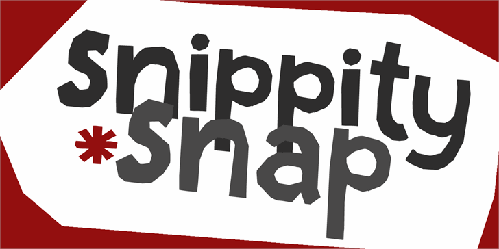 DK Snippity Snap font