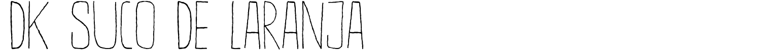DK Suco De Laranja Font