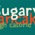 DK Sugary Pancake Font - Fonte Grátis DK Sugary Pancake Font