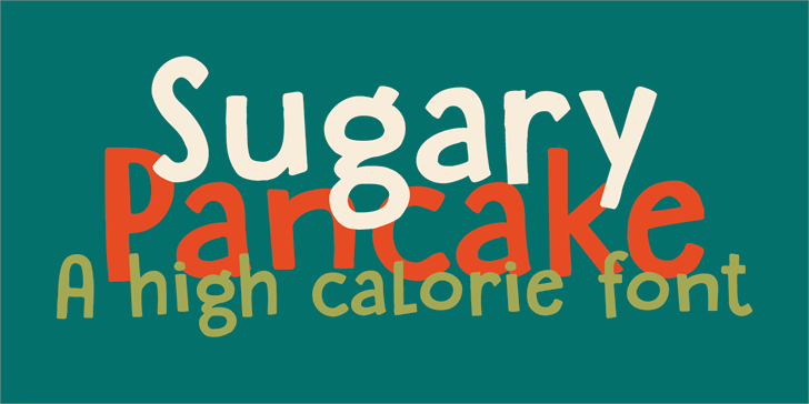 DK Sugary Pancake Font
