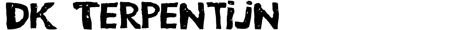 DK Terpentijn Font