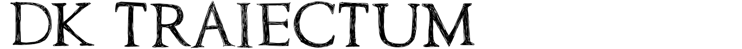 DK Traiectum Font