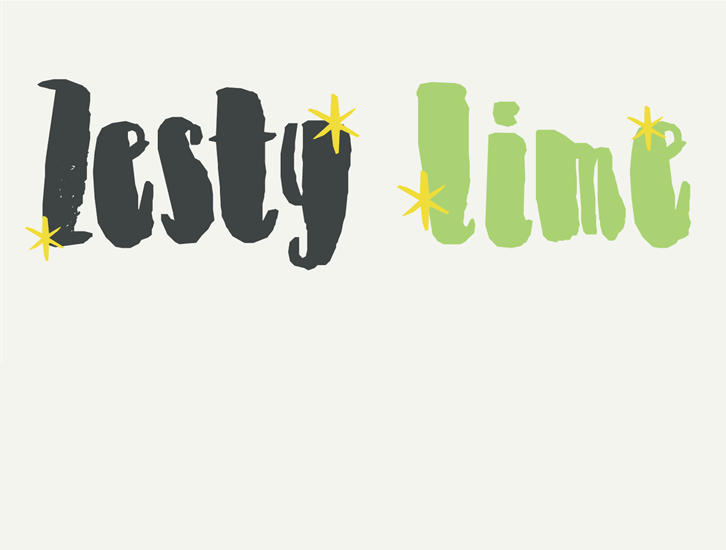 DK Zesty Lime Font