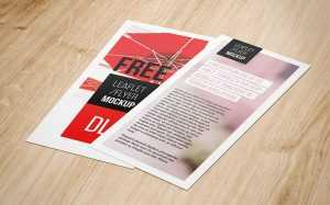 DL flyer mockup