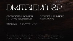 Dmitrieva SP Font › Fontesk