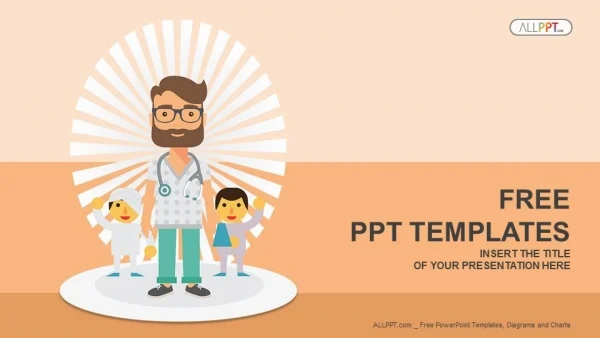Doctor and patients PowerPoint Templates