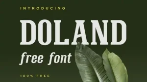 Doland Serif Font