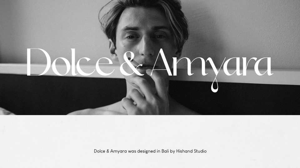 Dolce & Amyara Font › Fontesk