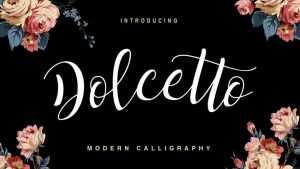 Dolcetto Script Font › Fontesk