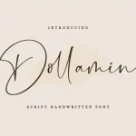 Dollamin Calligraphy Font