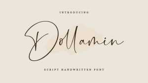 Dollamin Script Font › Fontesk