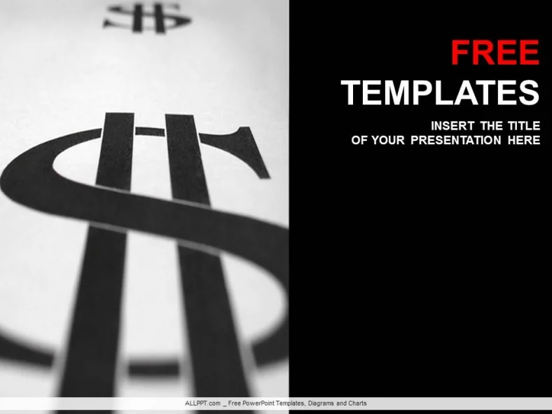 Dollar Money PowerPoint Templates Design