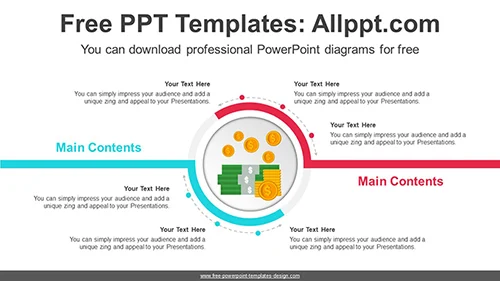 Dollar Trading Compare PowerPoint Diagram
