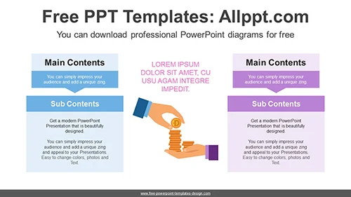 Dollar Trading PowerPoint Diagram