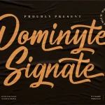 Dominyte Signate Font