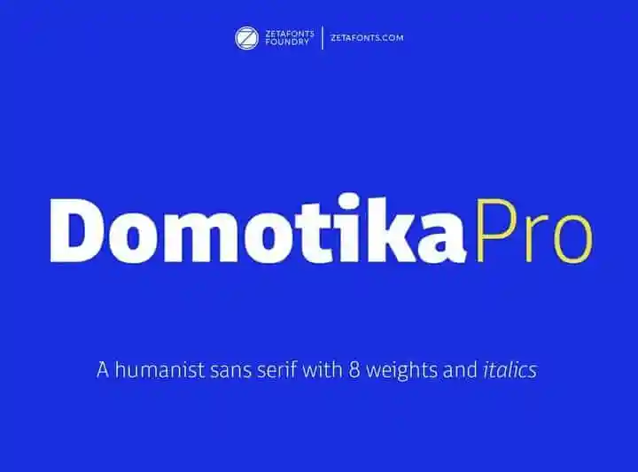 Domotika Pro Sans Serif Font