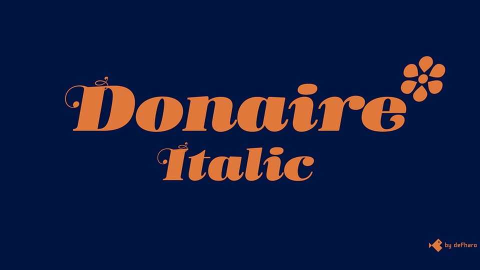 Donaire Italic Font › Fontesk