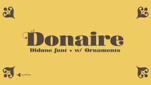 Donaire Roman Font › Fontesk
