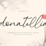 Donatellia Signature Font - Fonte Grátis Donatellia Signature Font