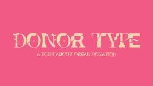 Donor Type Font › Fontesk