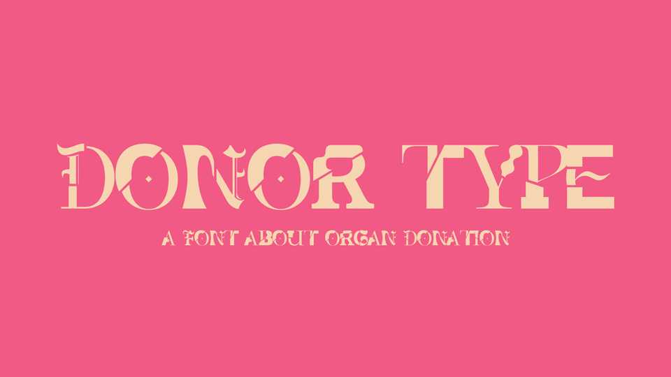 Donor Type Font › Fontesk