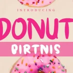 DONUT BIRTNIS Display Font