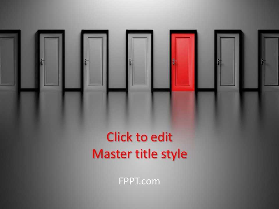 Doors PowerPoint Template