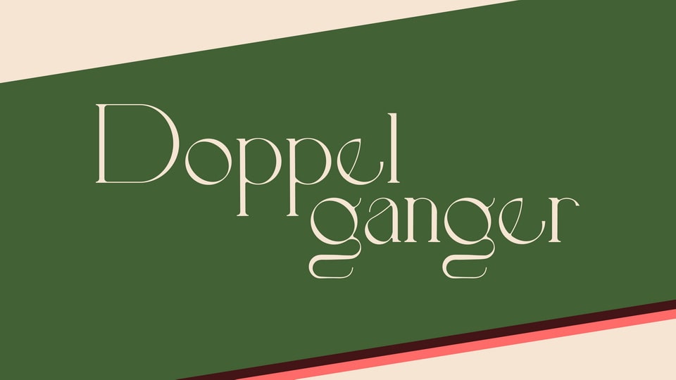 Doppelganger Font › Fontesk