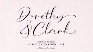 Dorothy Clark Script Font › Fontesk