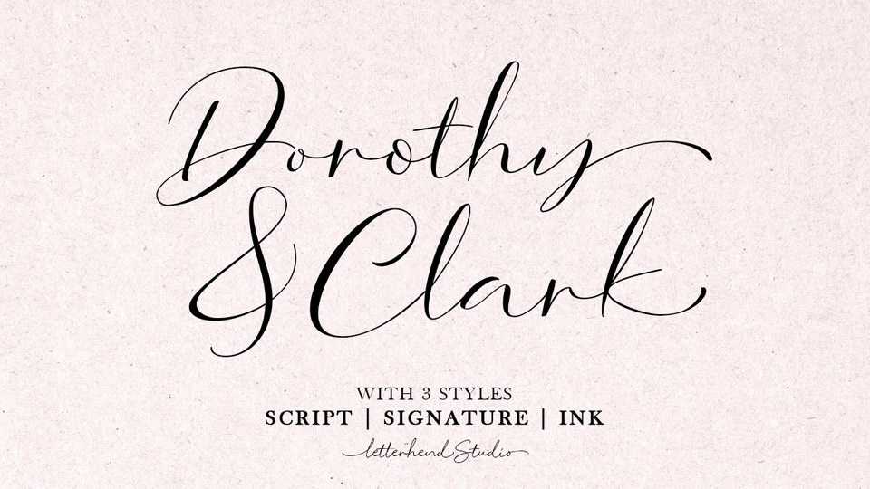 Dorothy Clark Script Font › Fontesk