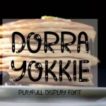 Dorra Yokkie Display Font - Fonte Grátis Dorra Yokkie Display Font