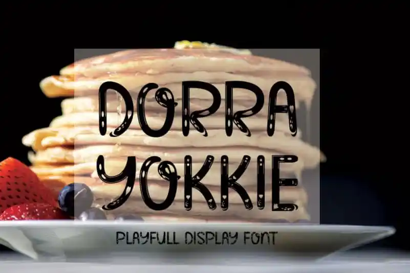 Dorra Yokkie Display Font