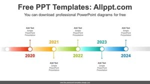 Dot Point Bar PowerPoint Diagram