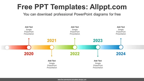 Dot Point Bar PowerPoint Diagram
