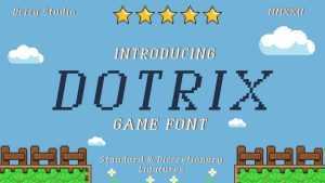 Dotrix Font › Fontesk