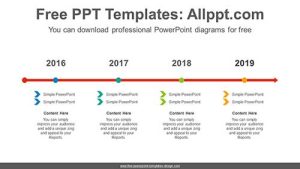 Dots Point Arrow PowerPoint Diagram