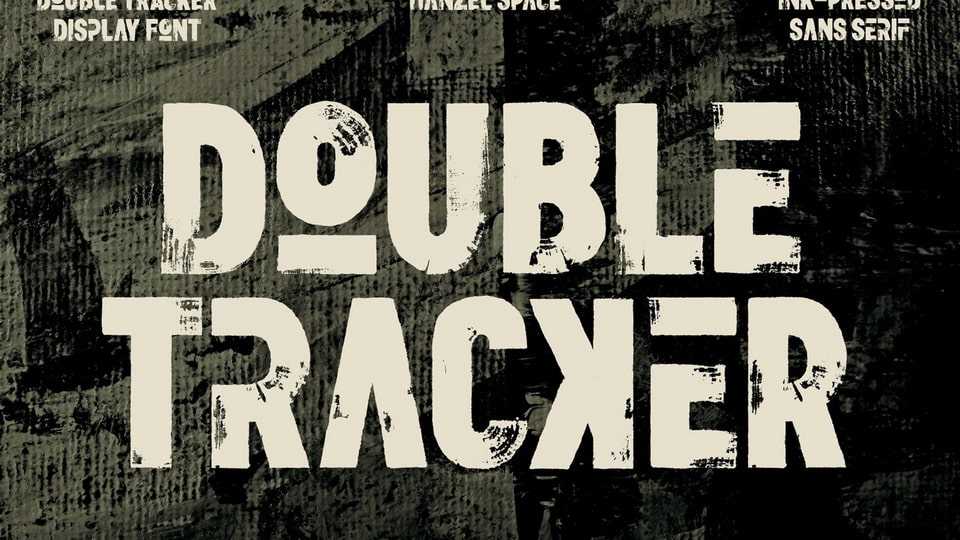 Double Tracker Font › Fontesk