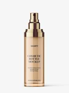 Double wall spray bottle mockup / 50 ml