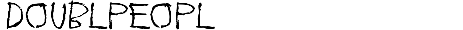 Doublpeopl Font