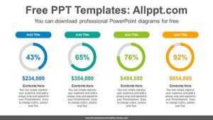 Doughnut Charts List PPT Diagram