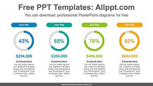Doughnut Charts List PPT Diagram