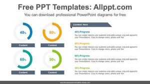 Doughnut Charts PowerPoint Diagram