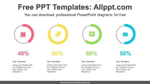 Doughnut Charts PPT Diagram