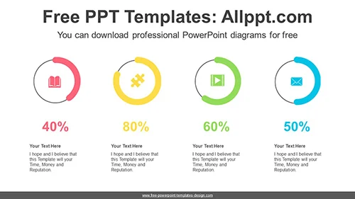 Doughnut Charts PPT Diagram